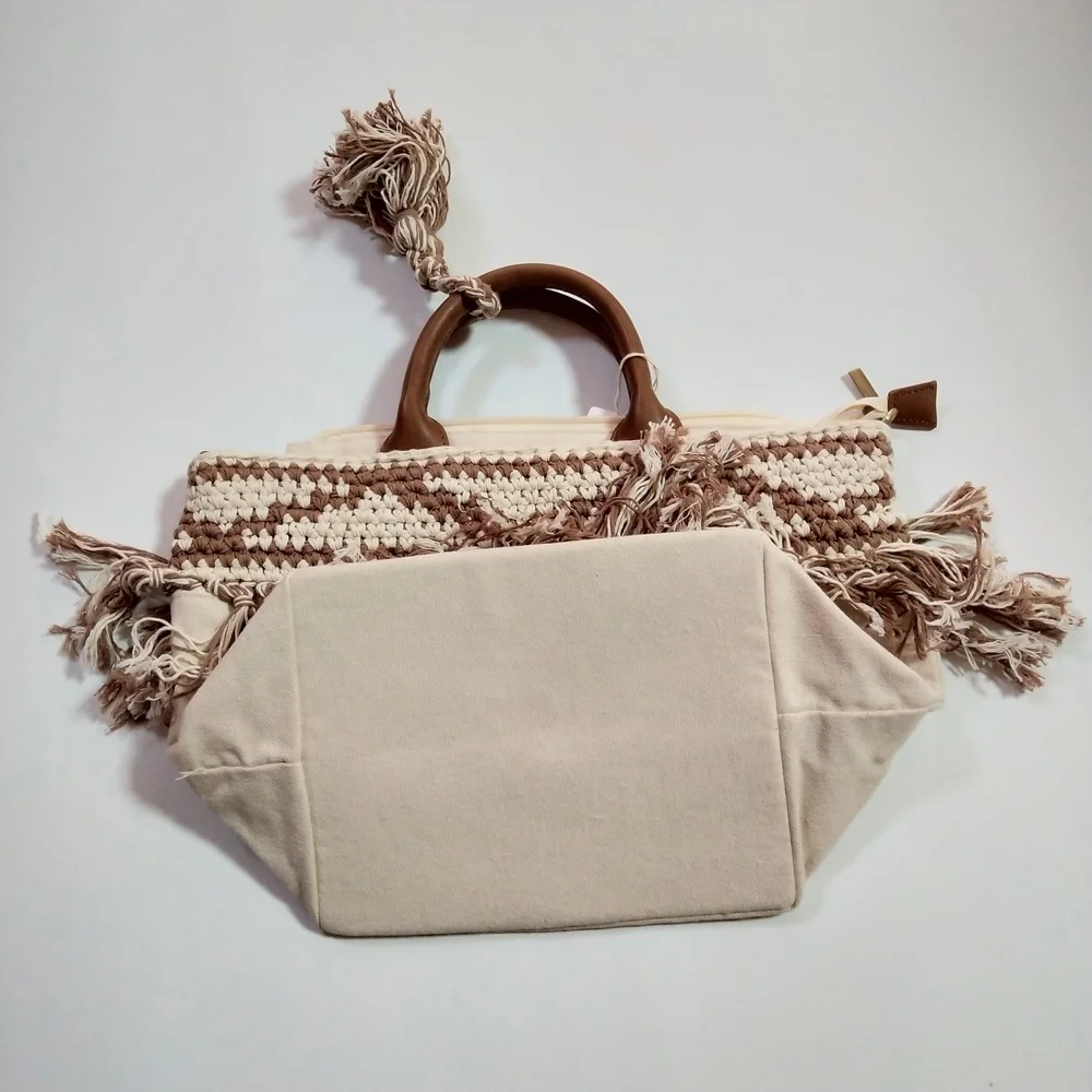 

ladys handbag canvas bag, Beige