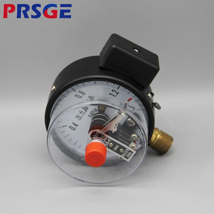 environ 9.91 cm contact électrique jauge de pression YX-100 gamme 0.1-60 MPA cadran diam 3.9 in