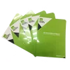 Spot UV eco-friendly cheap ring binder hot stamping promotion folder