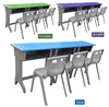 twin study desk with chair 3-person table price