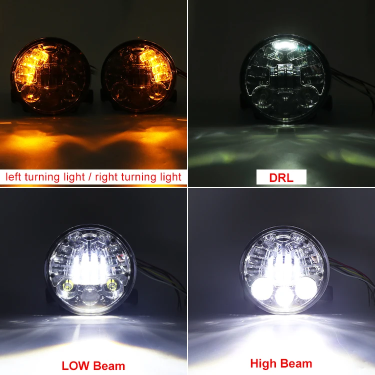 Wholesale Auto Accessories Motorcycle Lighting System Black & Chrome