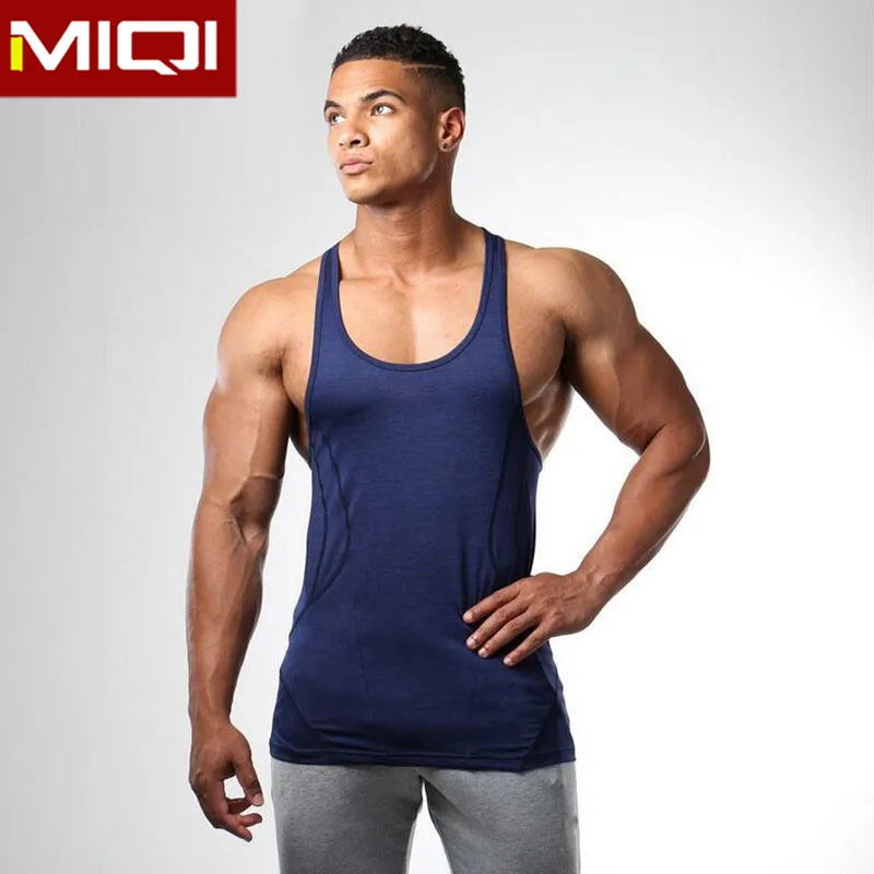 
Custom Male Fitness Apparel Sleeveless Sports Gym Clothes Wholesale Active Wear Men Stringer Tank Top Workout Gym Vest 