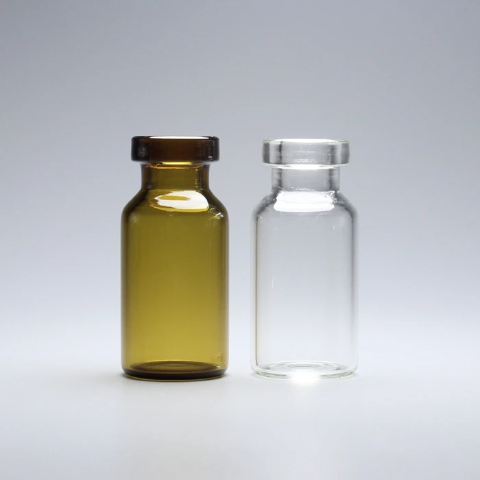 2毫升 3毫升清楚和琥珀色注射疫苗玻璃小瓶瓶