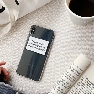 Transparent TPU Phone Case iPhone 6 7 X XR Max