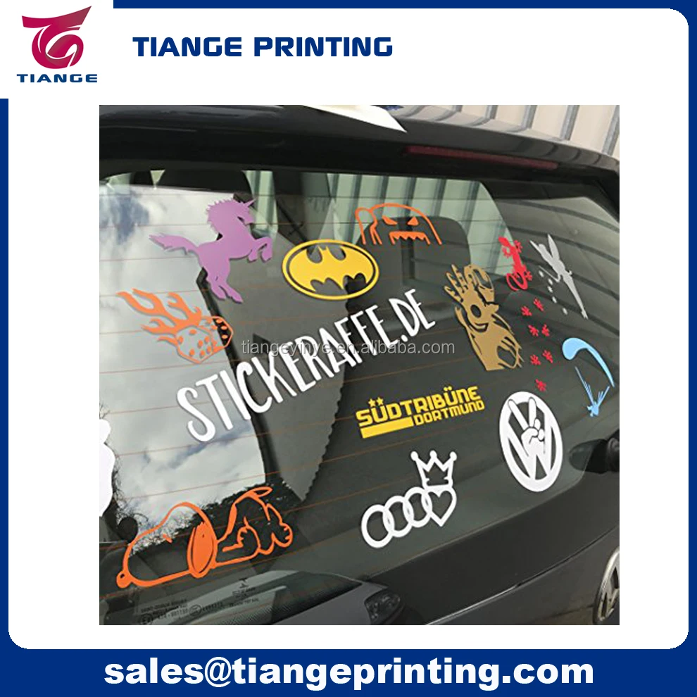 Die Cutting Vinyl Car Decal Sticker Design Car Window Decal Buy Car Decal,Car Window Decal,Car