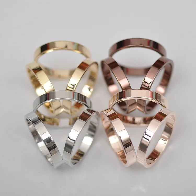 

WIIPU European Style High-grade Copper Scarf Tube Buckle Scarf Buckle Ring, Rose gold ,platinum ,champagne gold