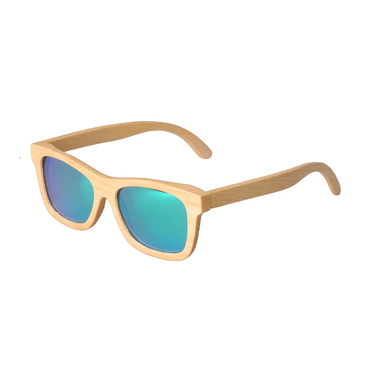 

Lover Choice Wholesale Ready made Fashion Bamboo wood sunglasses with gift pouch packing
