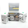 Well selling universal travel plug adaptor / worldwide multi plug adapter with 2 USB port