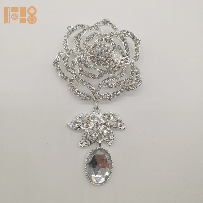 

wedding invitation pendant crystal brooch