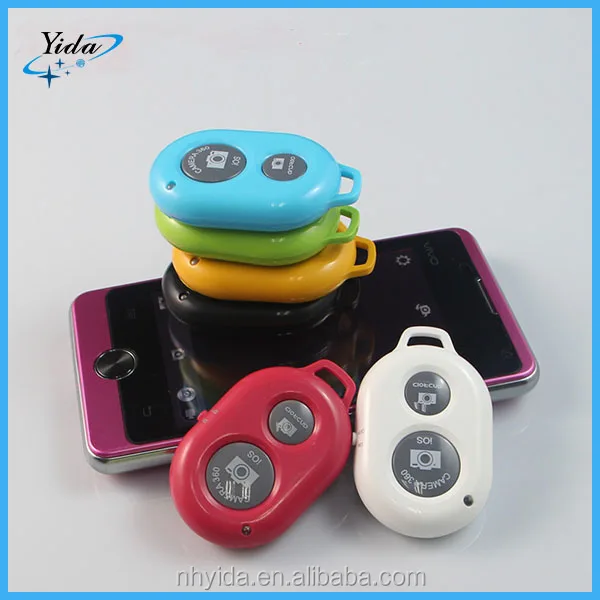 hot colorful portable smart wireless bluetooth remote control self-timer