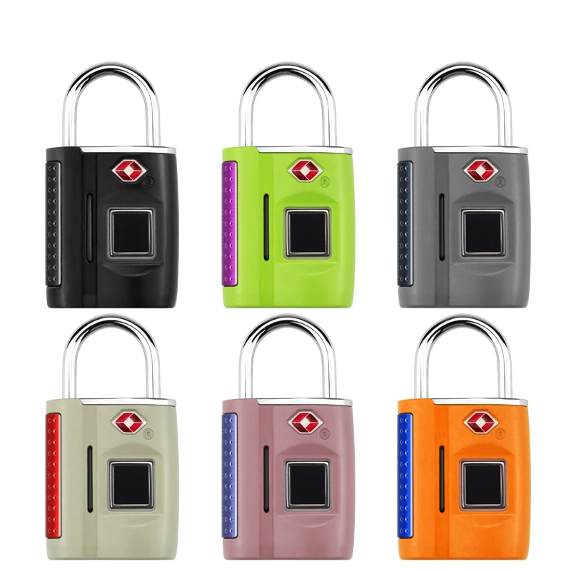 Travelsky Luggage Fingerprint Lock New Keyless Zinc Alloy Portable  Tsa Luggage Lock Smart Tsa Fingerprint Lock