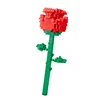 Valentine's Day Gift Diamond Blocks Diy Red Rose Building Blocks Set Lele Building Blocks Toys