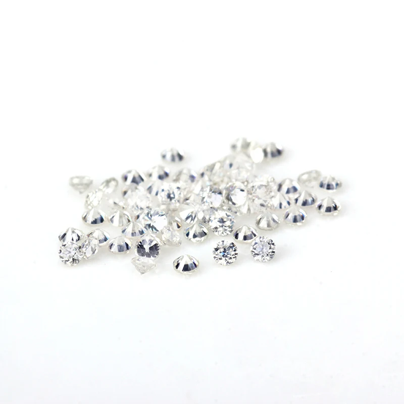 

Wholesale Melee Moissanite Diamond 1mm Round Brilliant Cut For Jewelry.