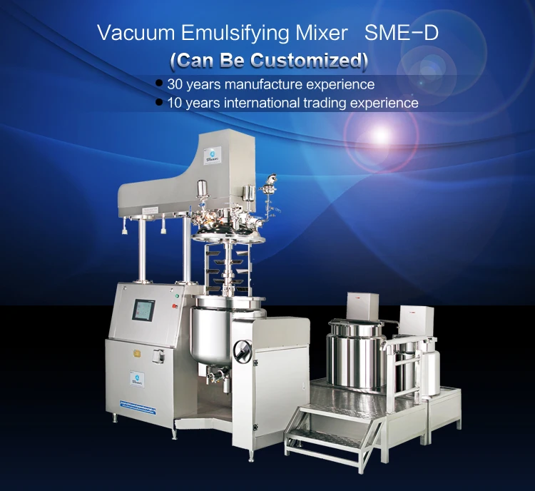 China Supplier Automatic Emulsion Coating Machine Vacuum Emulsifying