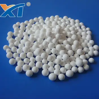 High Adsorption White Alumina Beads Active Alumina Sphere 35mm On Air ...