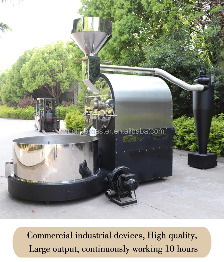 Dy60 Barista Coffee Machine 60kg Per Drum Commercial Coffee Roasters