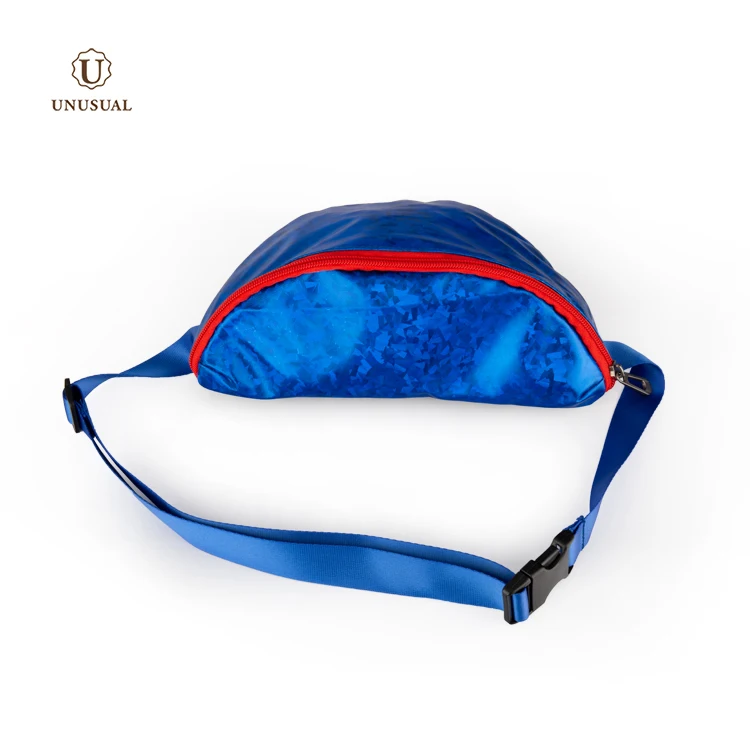 

Custom logo fasion small light running waterproof waist bag, Blue