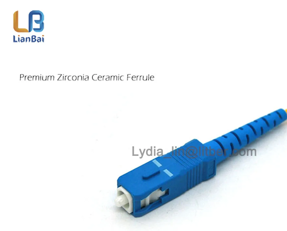 Oem Single Mode Blue Color Sc/upc-sc/upc Ftth Fiber Optic Patchcord ...
