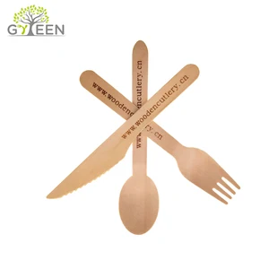 Amazon selling 100 Forks 100 Spoons 100 Knives Disposable Wooden Cutlery 6 series for American Market