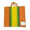 Factory price Multi-color small lamination polypropylene/pp woven/raffia shopping bag/sack/sacos with handle exported to Peru