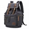 Vintage Casual Outer Canvas Leather School Backpack