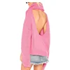 2019 women Open back design ladies sexy sweater turtleneck winter thick pull sweaters
