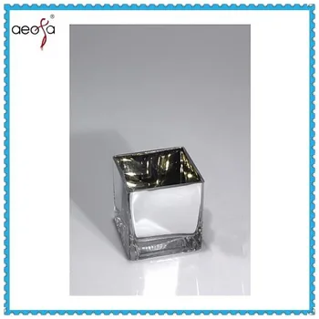 Square Glass Vase Mini Flower Mirror Vases For Decorage Buy