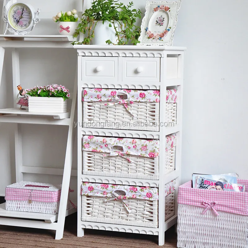 
countryside white wooden chest of drawers 