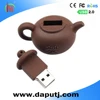 pvc tea pot usb flash drive special usb memory stick delicate electronic gift usb pen drive