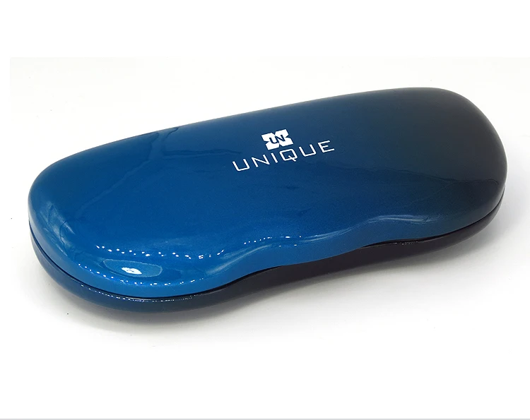 Unique Designer Glitter Metal Pu Optical Glasses Case Eyeglass Cases