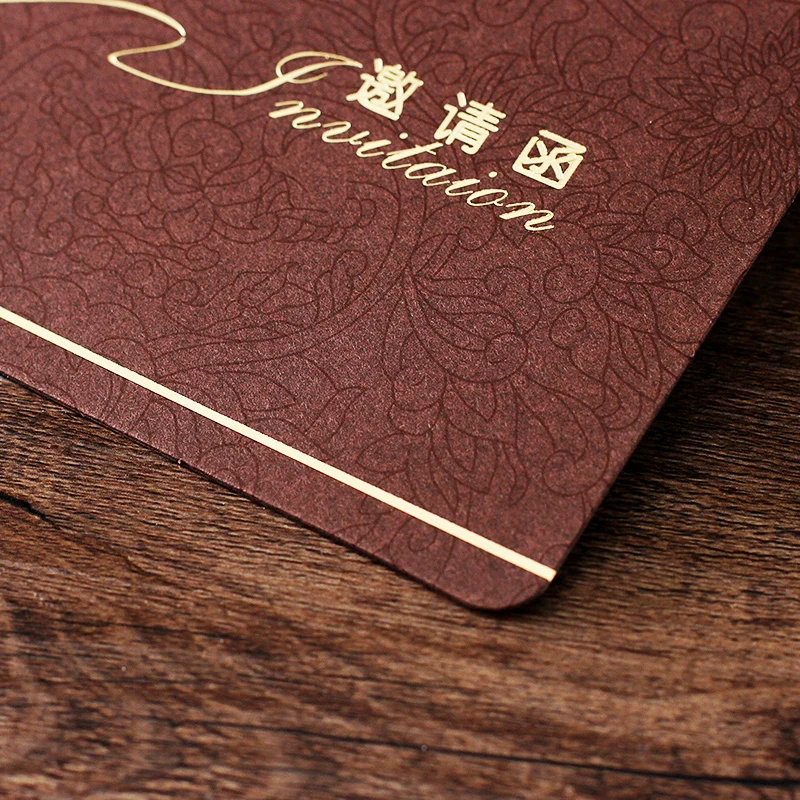 
Unique Luxury Laser Cut Handmade Business Birthday Party Invitation Cards 