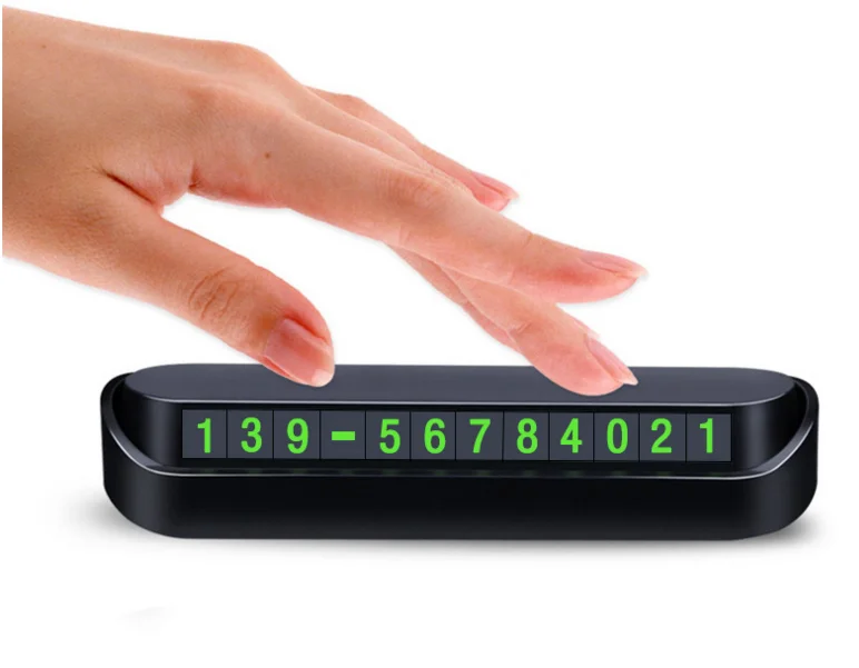 

Parking number plate Temporary Car Parking Card Telephone Number Card Notification Phone Number Card