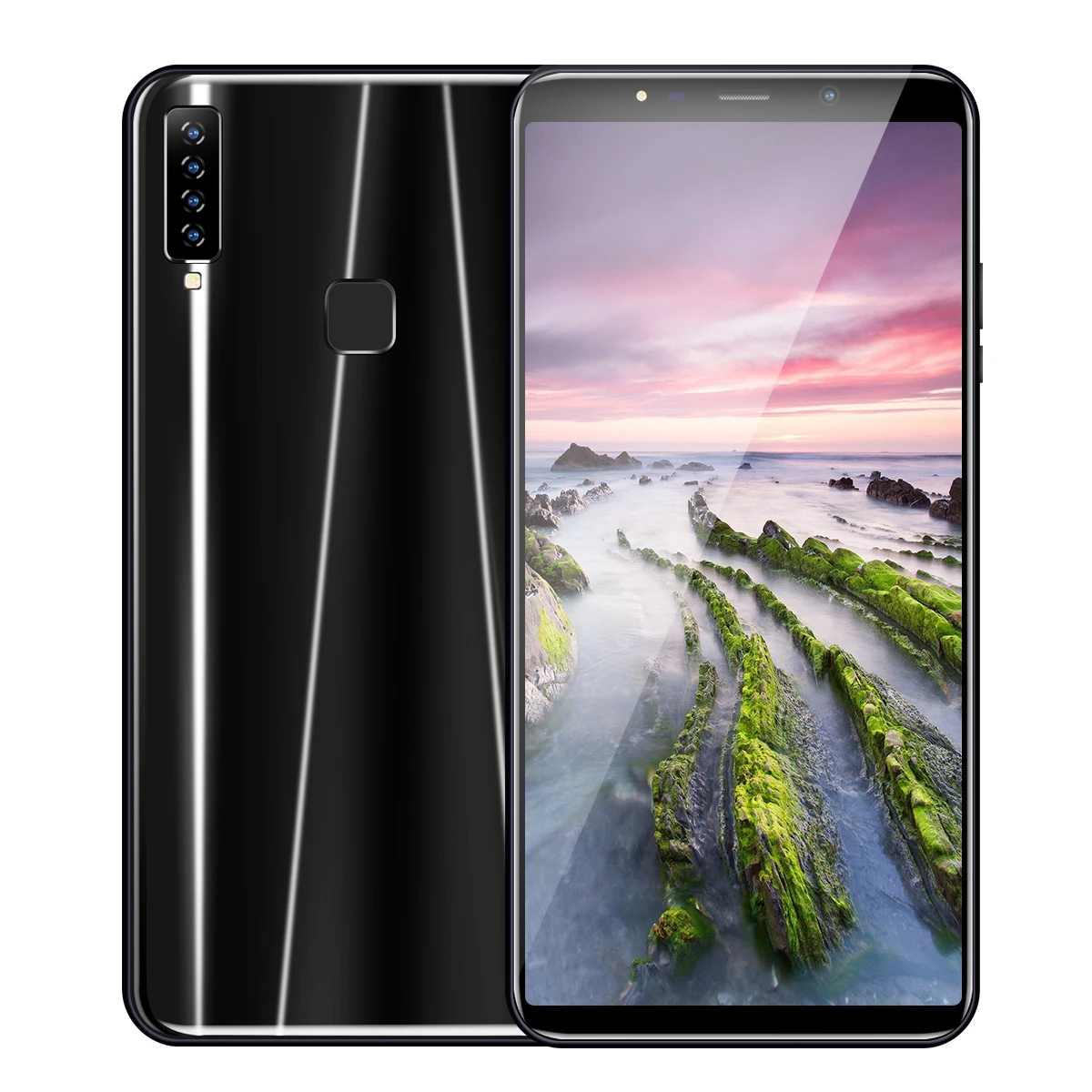 

Factory wholesale super slim cellphone dual card finger print mobile phone