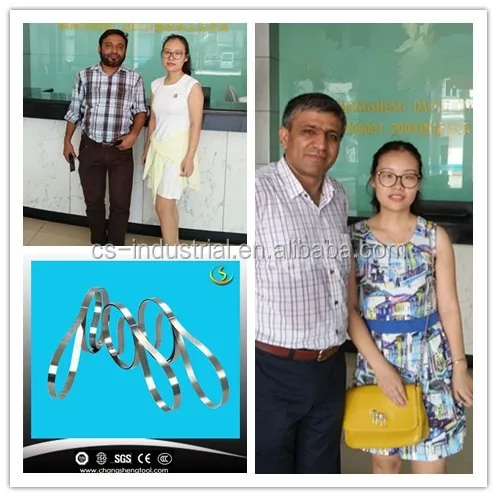 splitting band saw blade for skiving machine