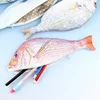 Creative simulation of salted fish sea fish chalk bag character stationery bag men and women's pencil case
