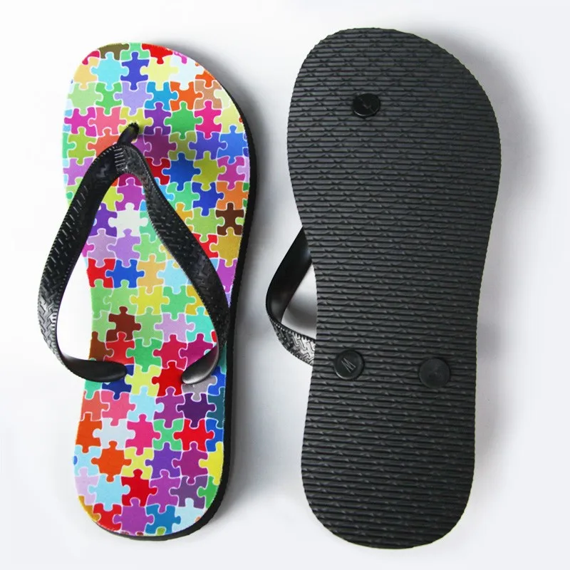 Best popular sublimation lady sandals with painting