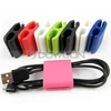 Novel Biscuit TPR Network Cable Clip for Apple Sample Computer