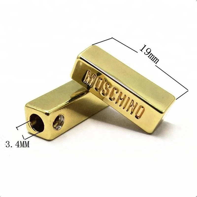 High Quality Wholesale Custom Gold Metal Shoe Laces Square Tips Metal Aglets Buy Drawstring