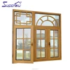 China made anodized aluminium round top casement window iron window grill design
