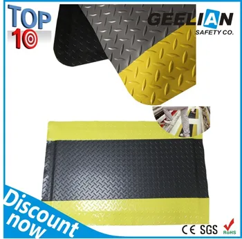 Anti Fatigue Rubber Floor Mat Drainage Mat Non Slip Bath Mat Used