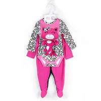 

Hot design 2020 high quality 6 pcs baby clothes 100% cotton animals baby girl clothes