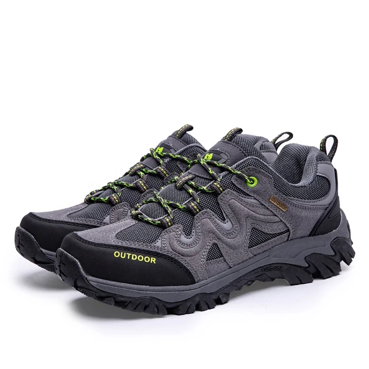 
Custom logo professional trekking sneakers comfortable outdoor men hiking shoes 