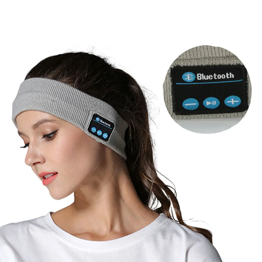 

New Arrival Bluetooth Music Headband Wireless Stereo Sport Headset Running Yoga Headband