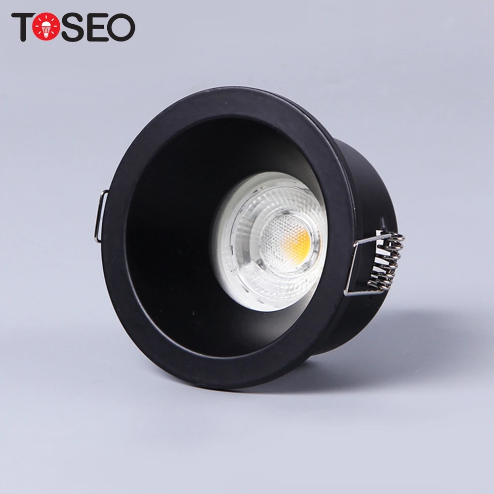 3 5 6w 75mm cut out modern anti glare water resistant lights bathroom ip65 led downlight