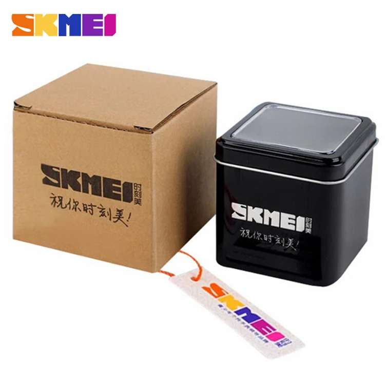 

Skmei Brand Watch Metal Box a gift fashion 2019