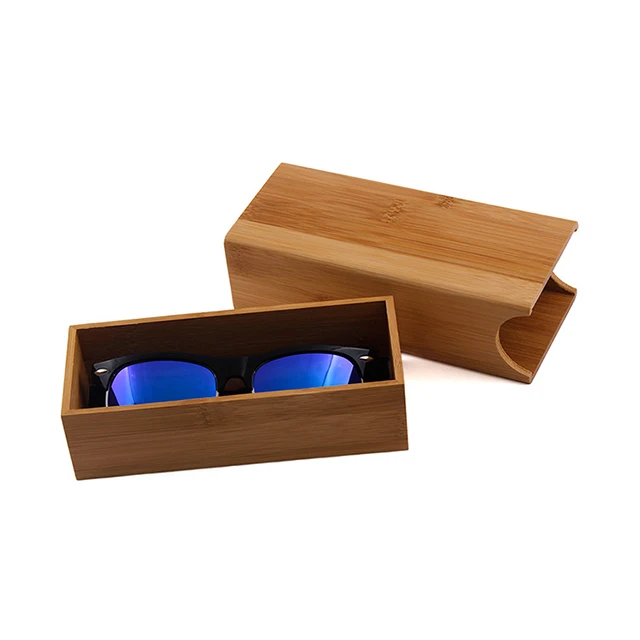 

FP-BC039 Bamboo Drawer Box Wood Glasses Sunglasses Case, Nature bamboo