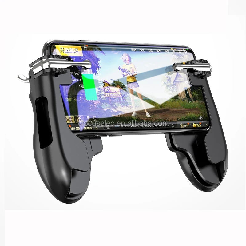 

For PUBG Gaming Controller L1R1 Fire Button Trigger for PUBG Tablet Pad Joystick Grip Handle Gamepad, Black