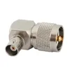 BNC Female to UHF Male pl259 PL-259 Connector Right Angle Adapter walkie talkies antenna adapter