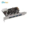 Factory Direct Sales PCI Express to 4Ports USB 3.0 Type-A Host Controller Card OEM High Quality