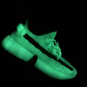 New Arrival Reflective Lundmark Antlia Synth Yeezy 350 V2 Glow Green Sports Running Shoes